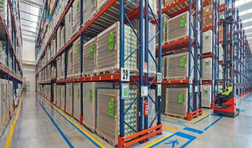 Palletstelling installatieproject voor onze klant