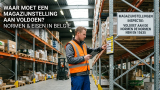 Waar moet een magazijnstelling aan voldoen? Normen & eisen in België фото
