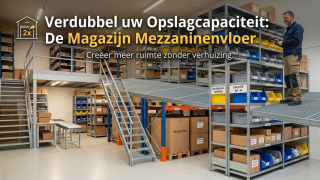 Mezzaninenvloer in uw magazijn: verdubbel uw opslagcapaciteit фото
