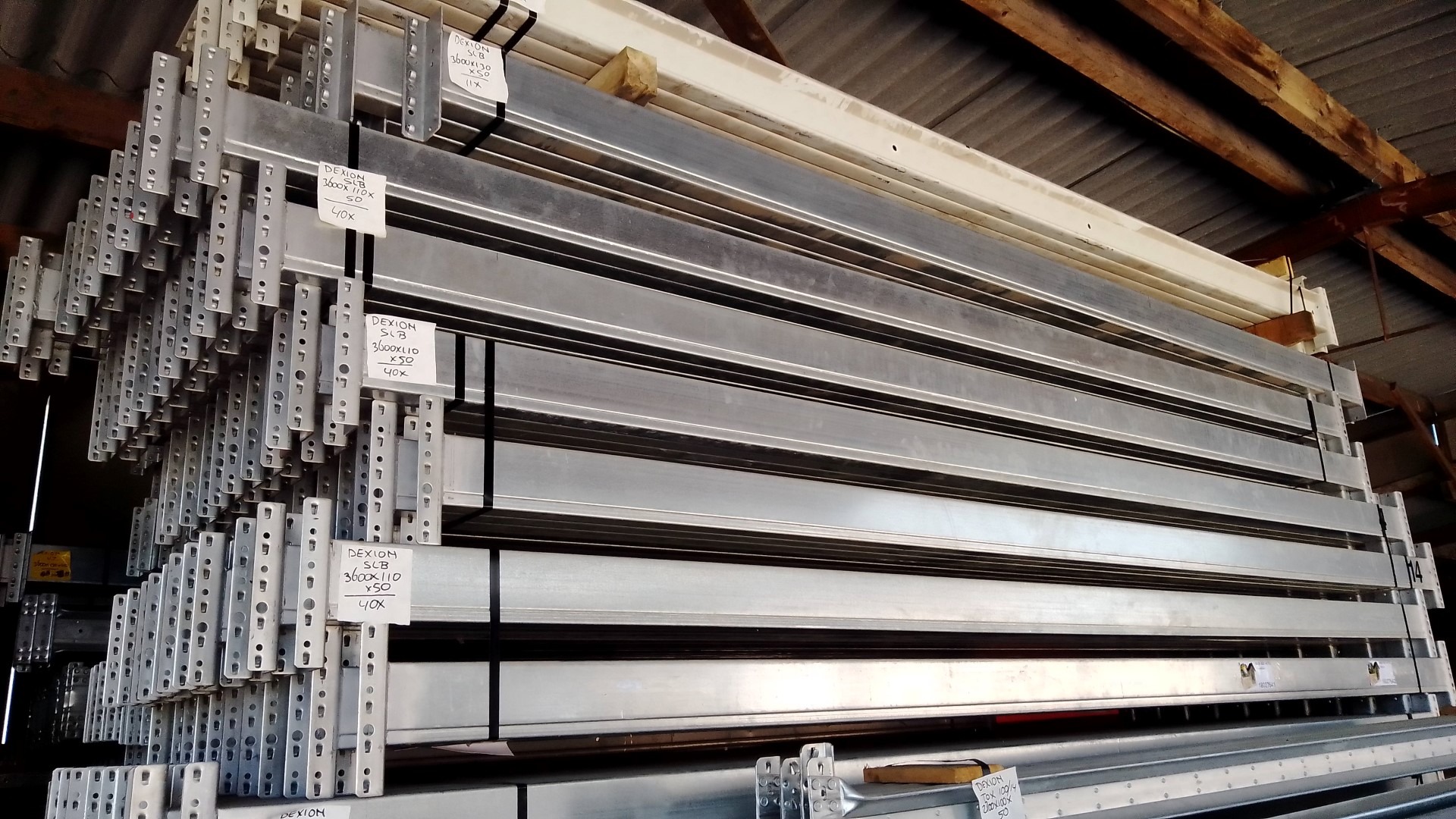 Dexion liggers 3600x110 mm &mdash; palletstelling balken