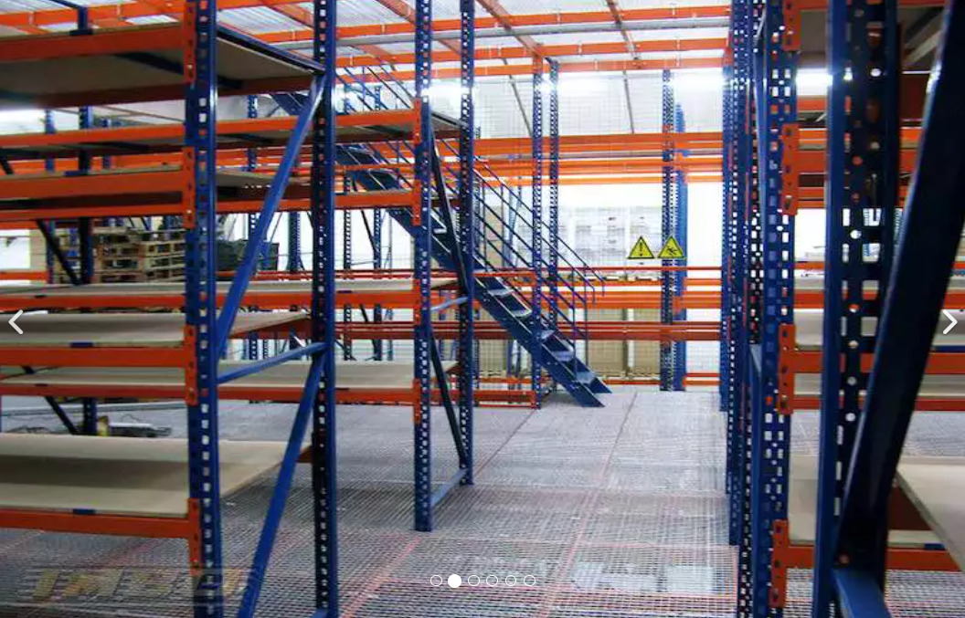 IMVO mezzanine met palletstellingen