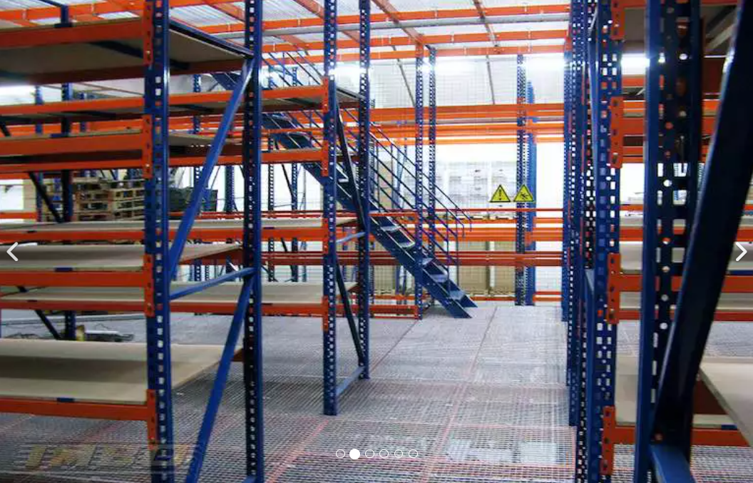 IMVO mezzanine met palletstellingen