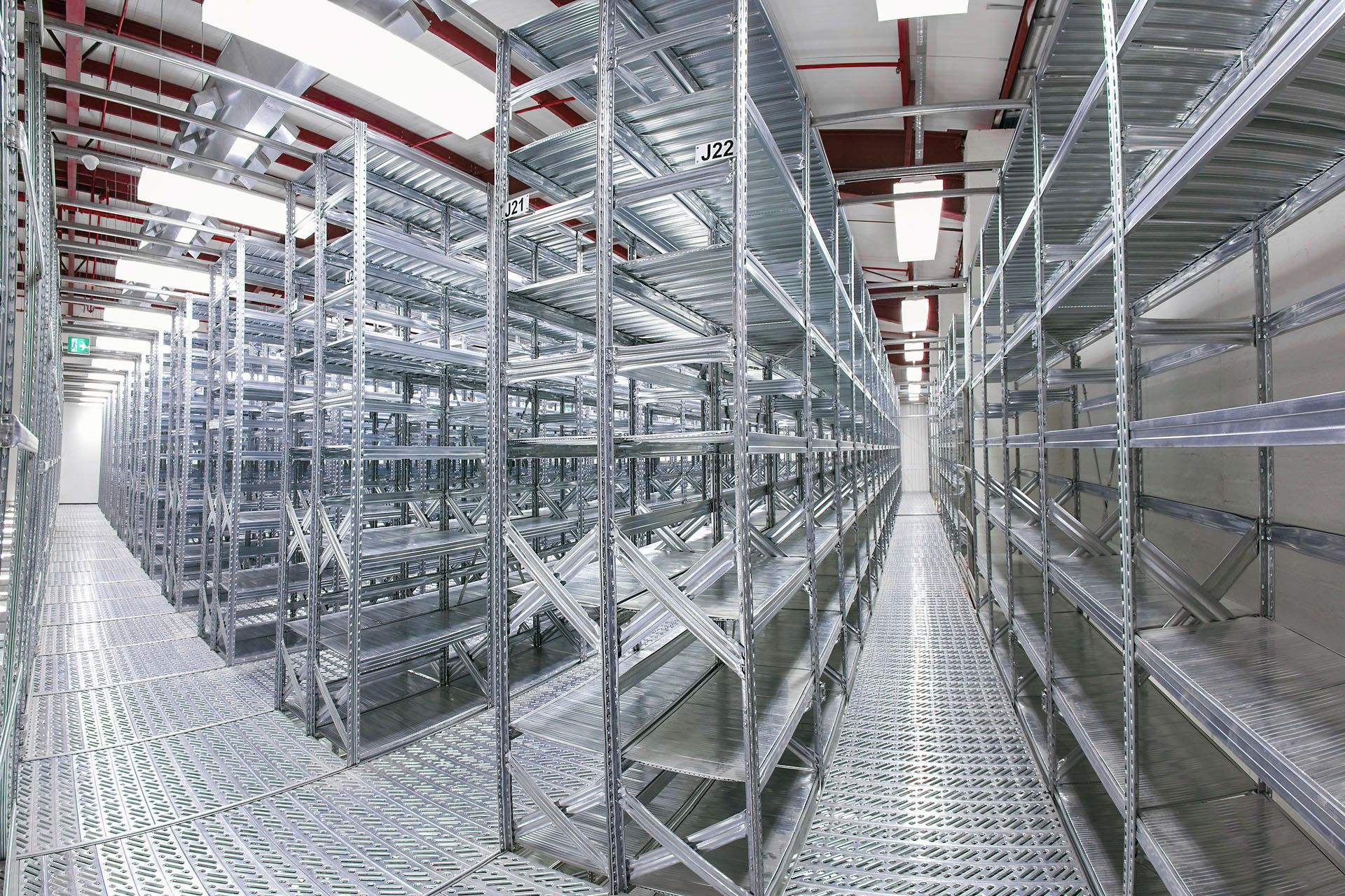 Metalsistem Super 1-2-3 legbordstellingen magazijn