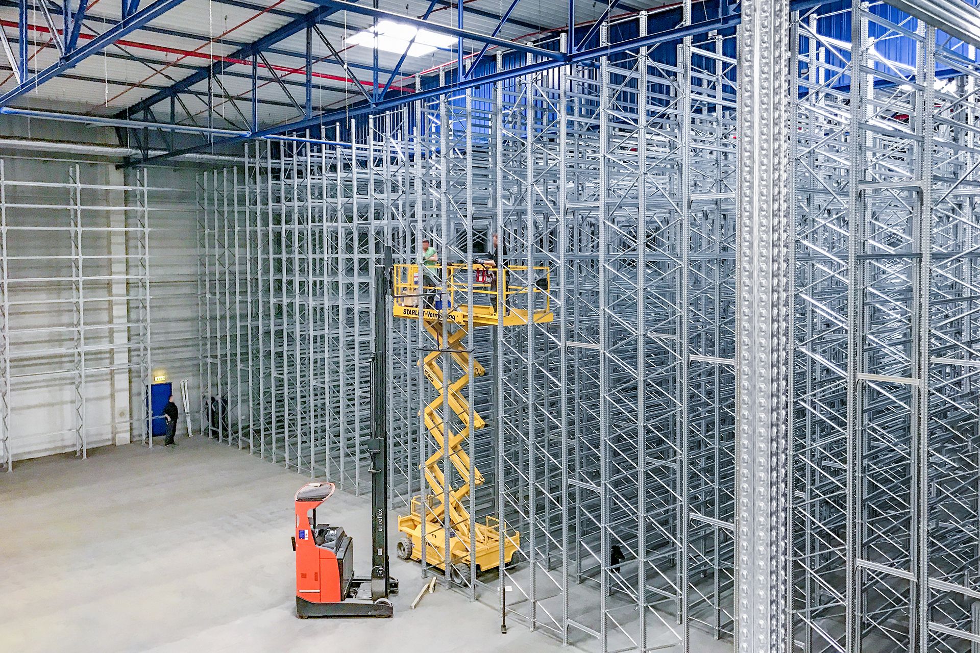 Metalsistem Super 4-5-6 palletstellingen gangpad