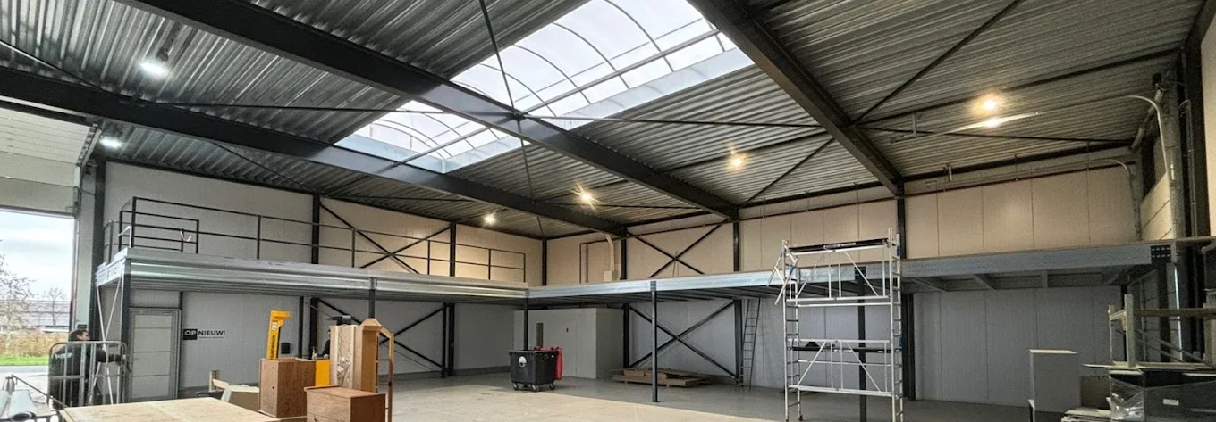 Mezzanine industrielle en kit en Belgique — MagazijnService Profima