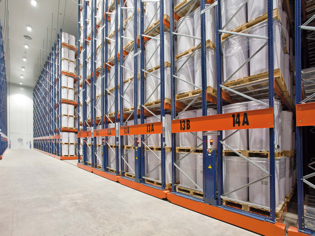 Movirack cold storage warehouse Belgium