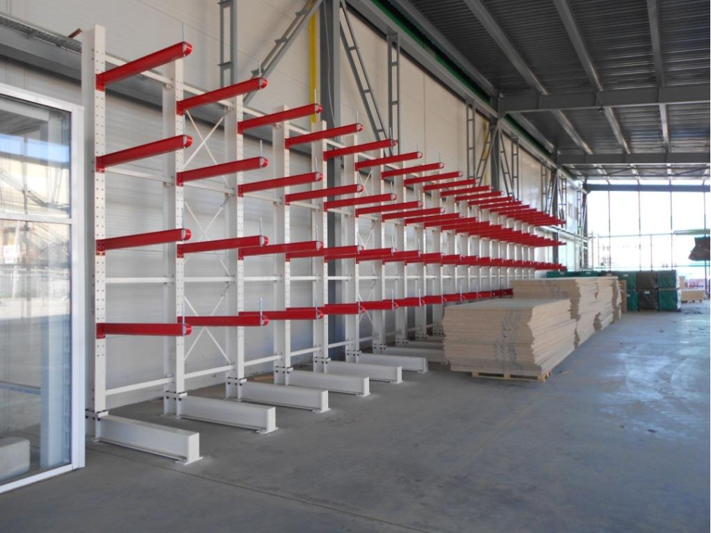 Cantilever racking with canopy outdoor Belgium